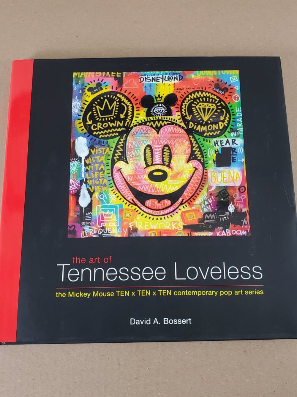 Art of Tennessee Loveless: The Mickey Mouse TEN X TEN X TEN Contemporary Pop Art